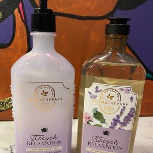 Bath and Body Works Aromatherapy Steeped In Relaxation Bundle